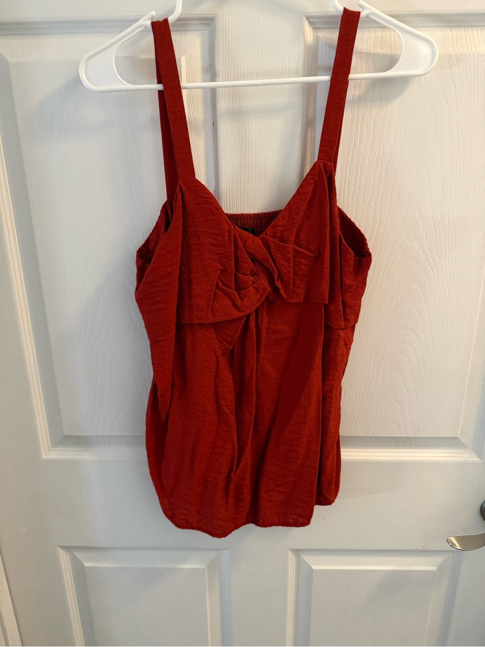 Simply Vera Vera Wang Red Knot-Front Camisole